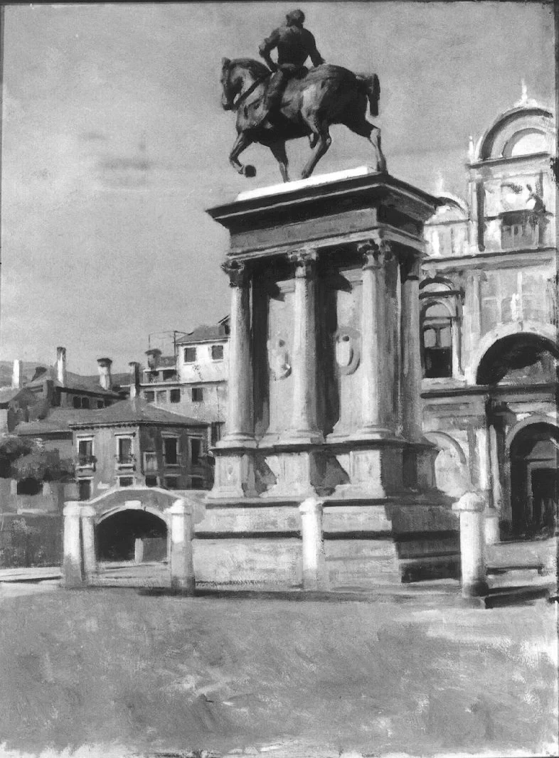 Monumento al Colleoni a Venezia - Pinacoteca Albertina, Torino